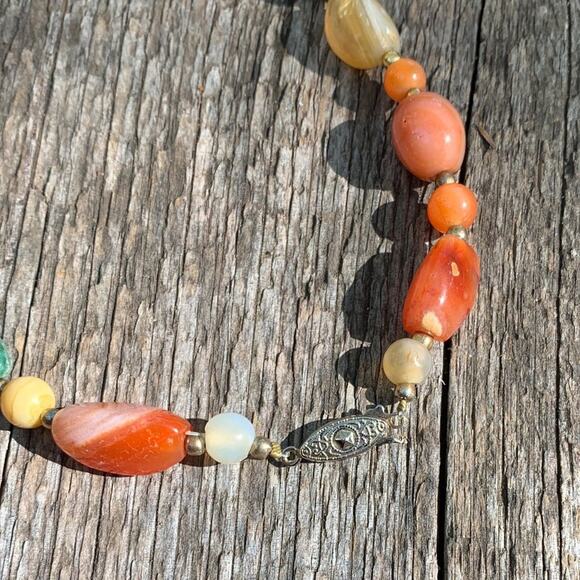 Vintage Multi Gemstone Necklace - Picture 3 of 4